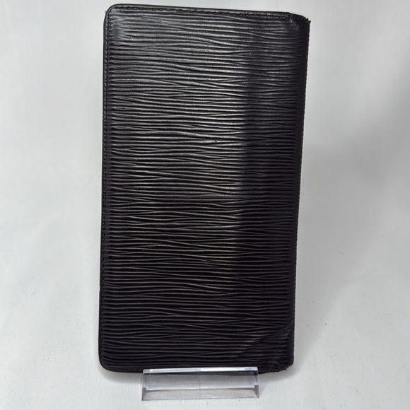 Louis Vuitton Orange and Black Epi Leather Brazza Long Wallets | Unisex | Used | - Picture 3 of 13